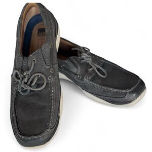 Johnston & Murphy Gray Boat Shoes Loafers 11.5